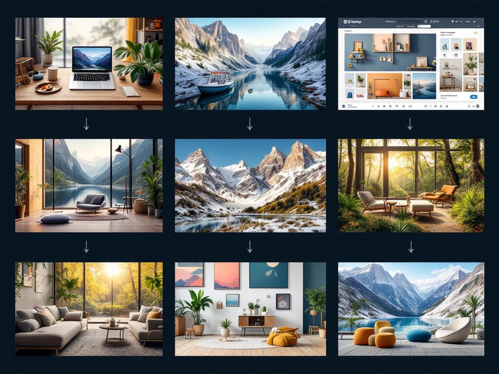 E-commerce product images generated using AI to boost customer conversion.