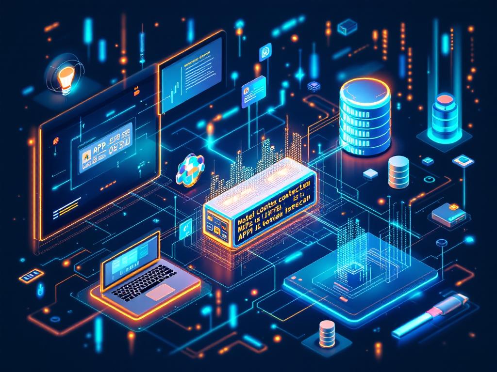 An illustration of the Model Context Protocol (MCP) connecting AI models with external data sources.
