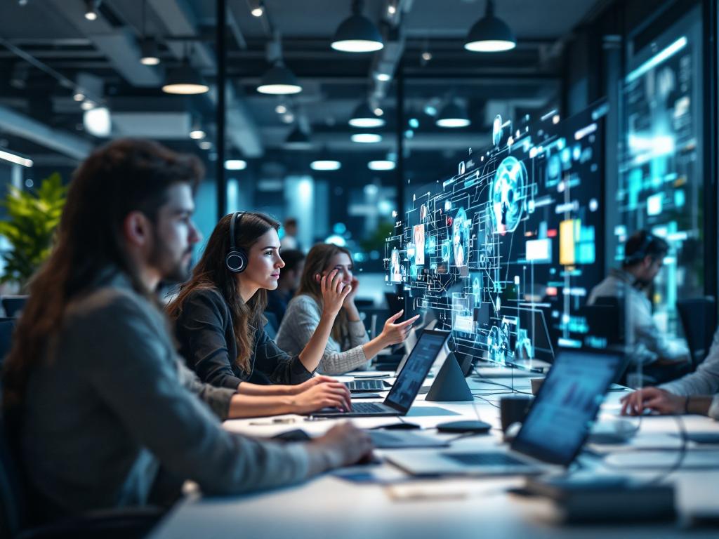 An example of AI image technology being used in a corporate setting.