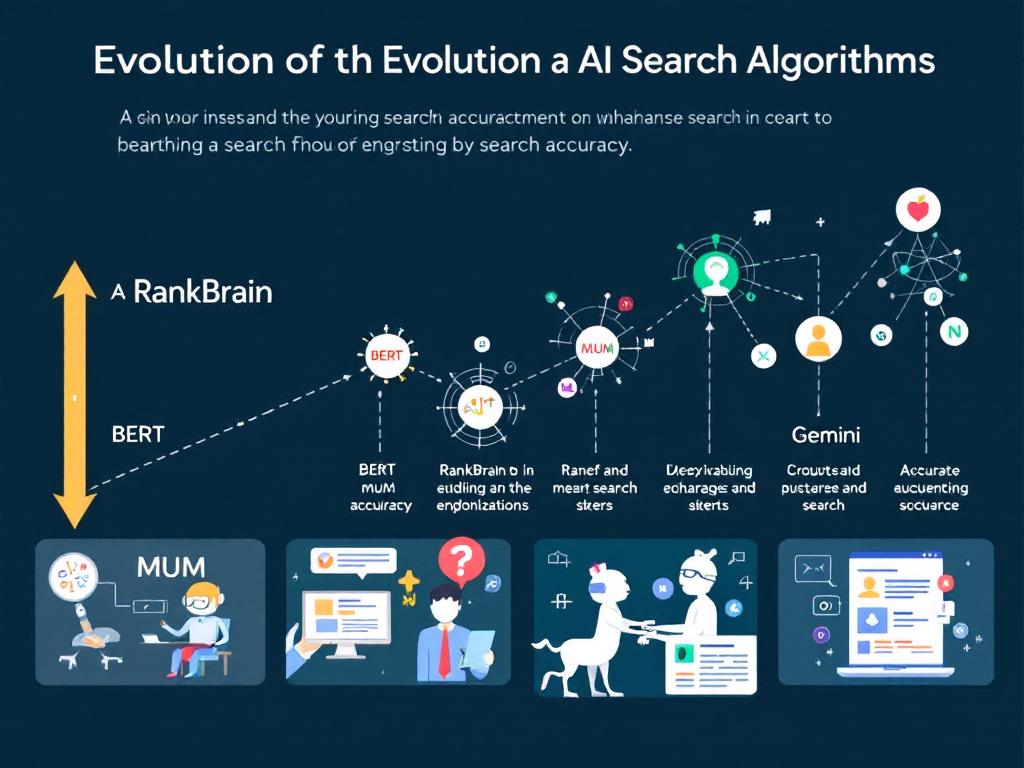 Visual comparison of AI search algorithms impacting SEO.