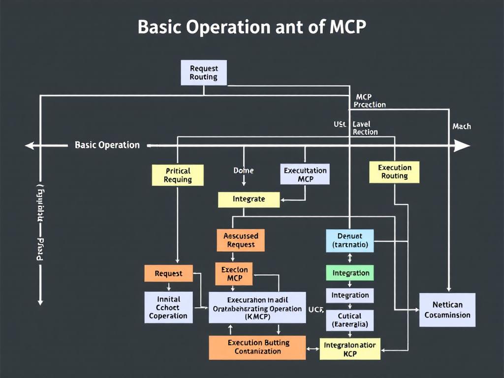 Basic workflow of the Model Context Protocol.
