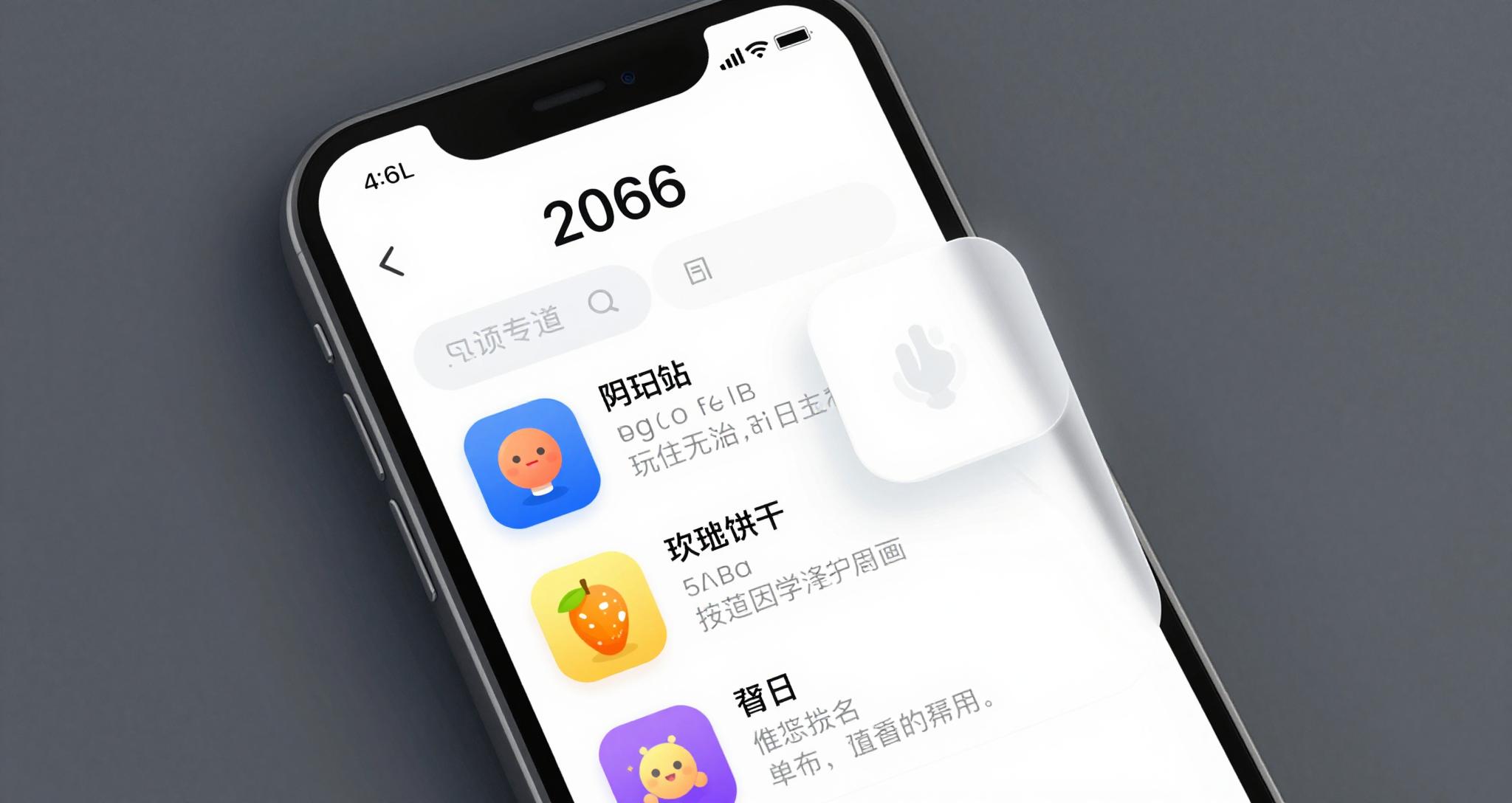 사용자 상황별 맞춤 AI 사주팔자 앱 추천 리스트를 보여주는 스마트폰 화면